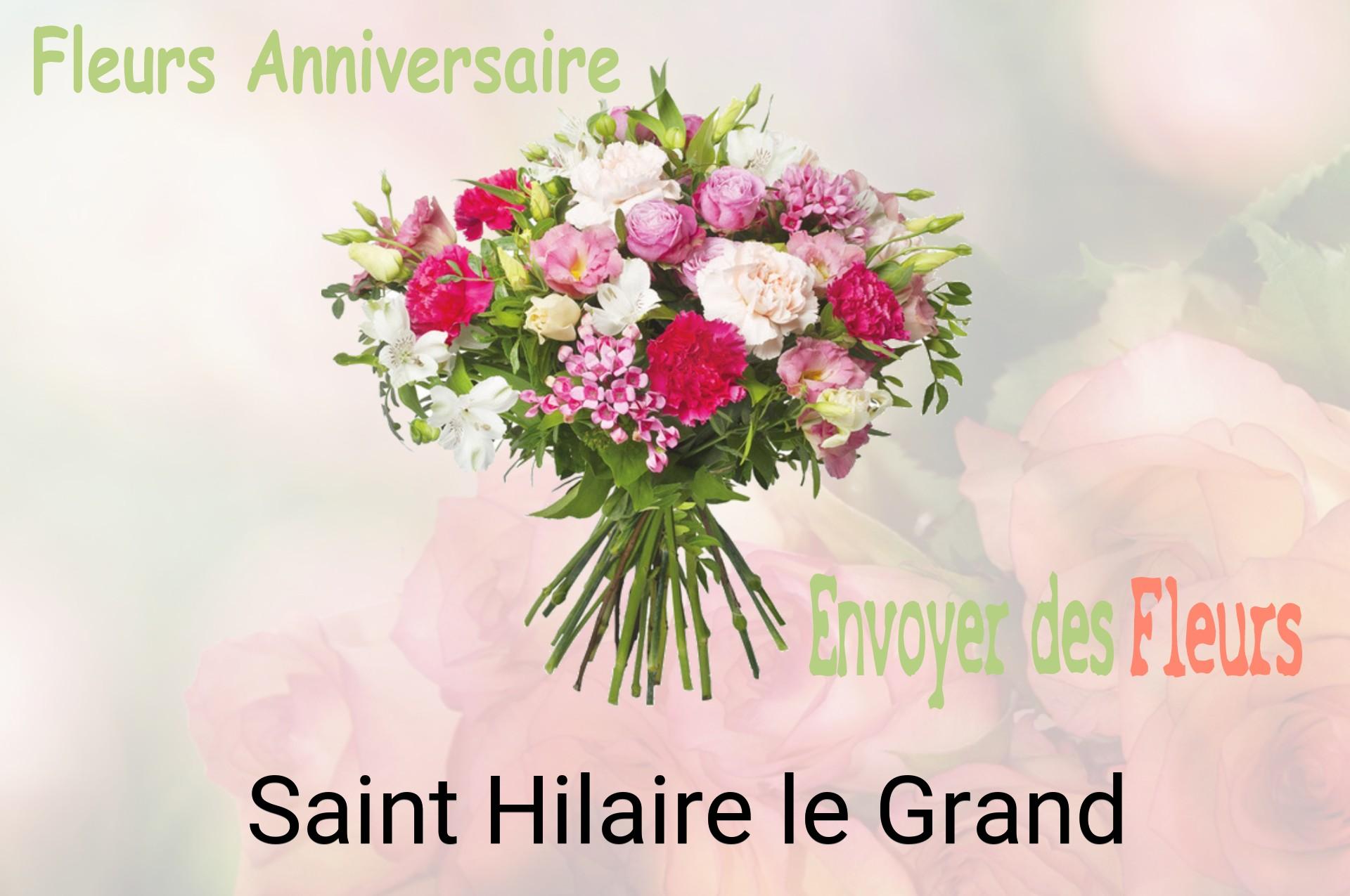 Bouquet de fleurs d’anniversaire livré à Saint-Hilaire-le-Grand
