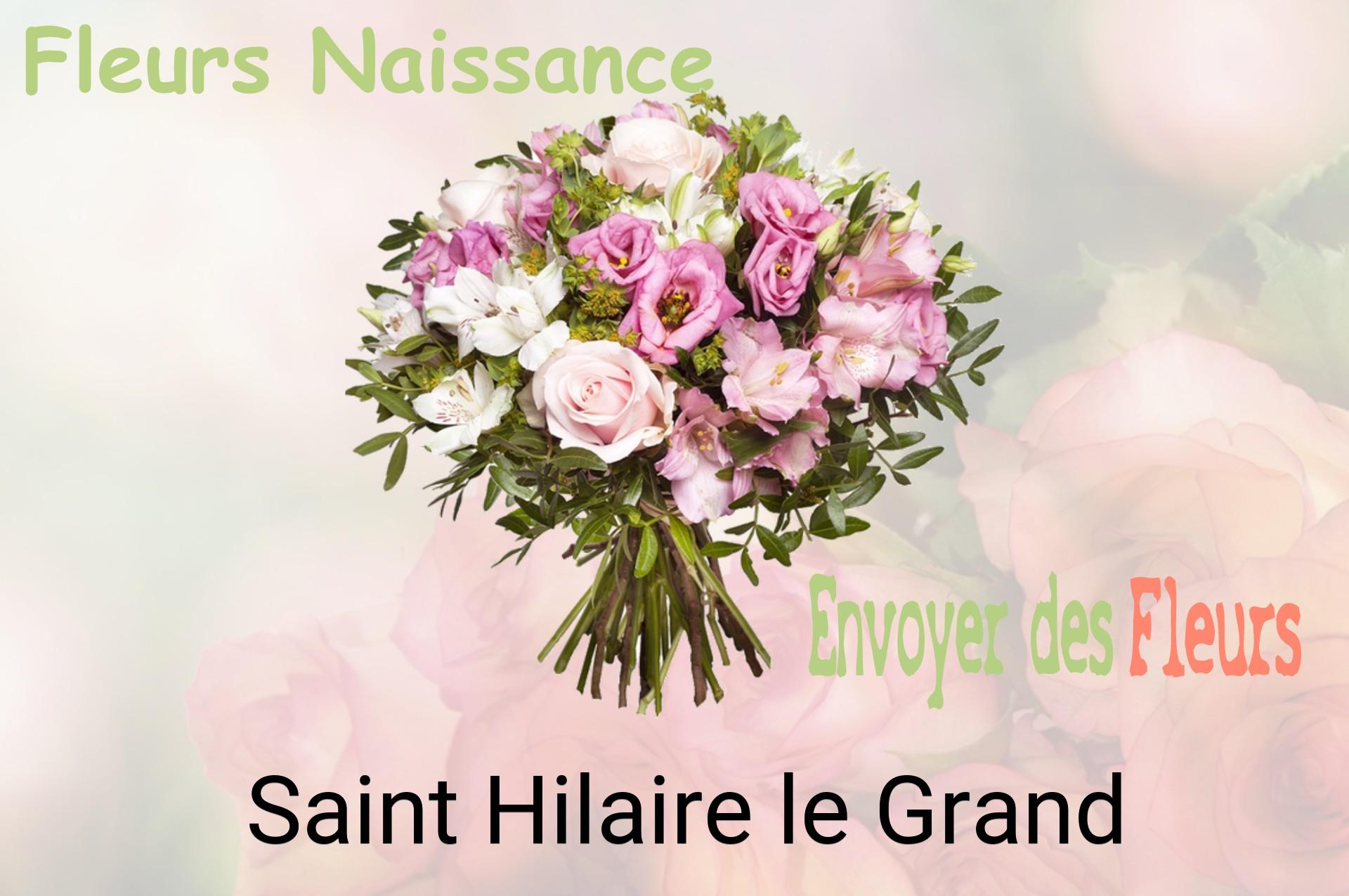Bouquet de fleurs de naissance livré à Saint-Hilaire-le-Grand